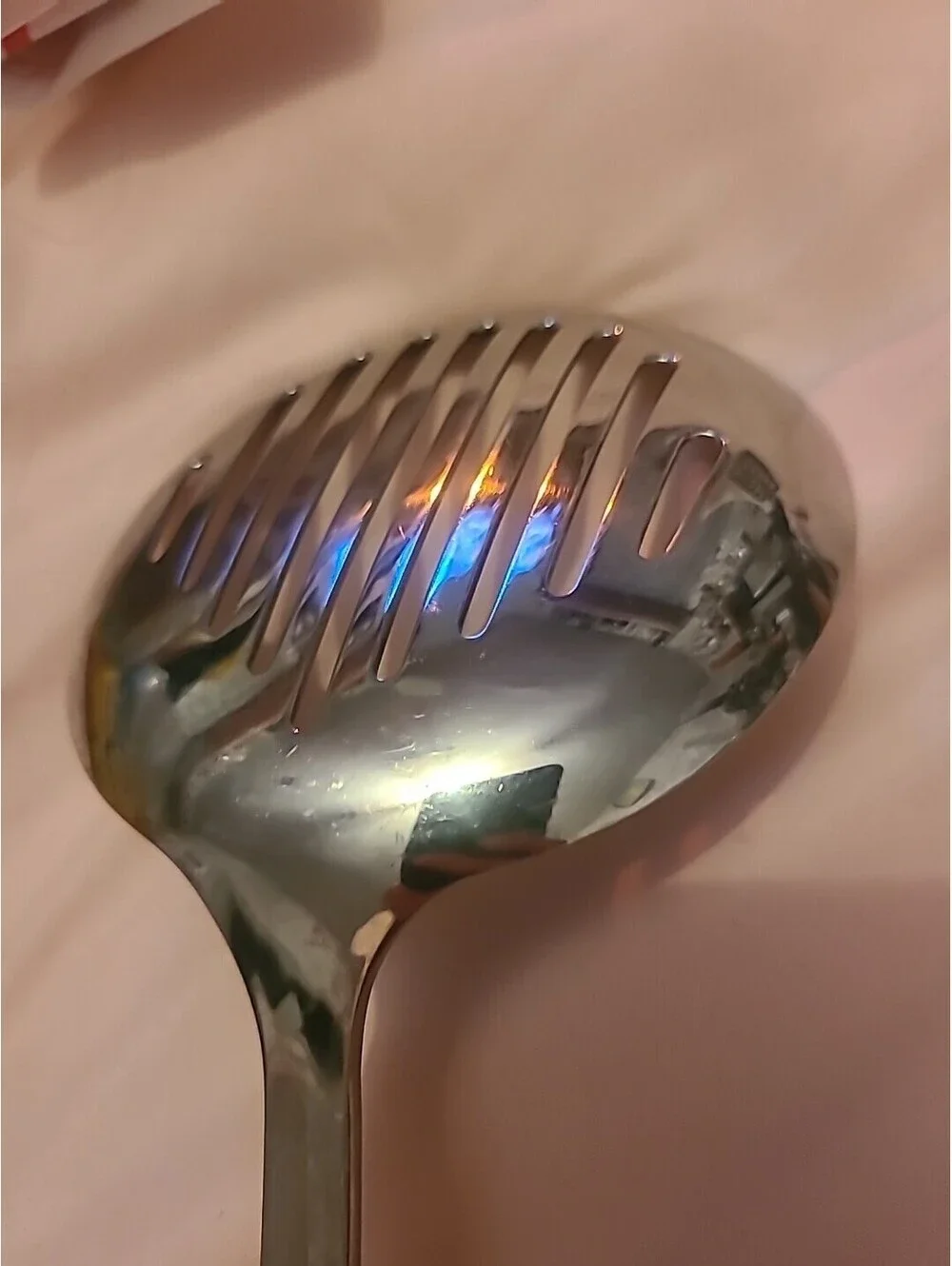 Inox Edelstahl Rostfrei Stainless 18/10 Slotted Skimmer Strainer Spoon 13” Tool